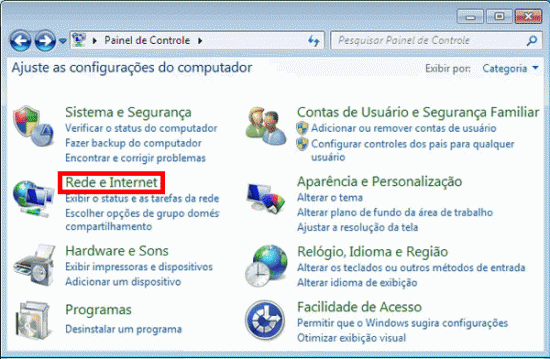 Colocar Senha Compartilhamento Windows Vista