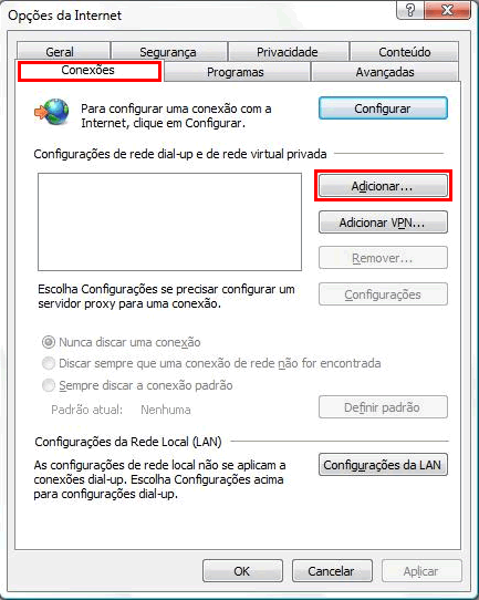 Criar Conexao Pppoe Windows Vista